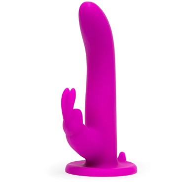 Strap-on z penisem - Happy Rabbit Vibrating Strap-On Harness Set Purple